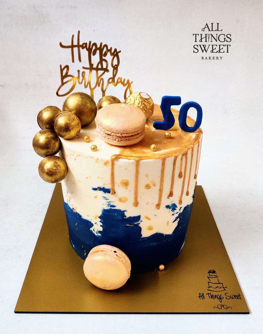 50th Birthday Theme Cake - Cake Square Chennai | Cake Shop in Chennai