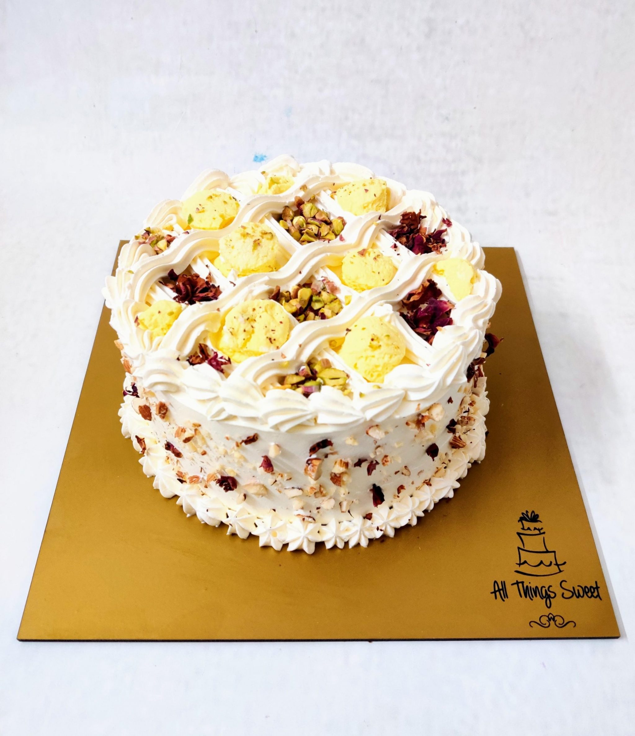 Rasmalai Birthday Cake | bakehoney.com